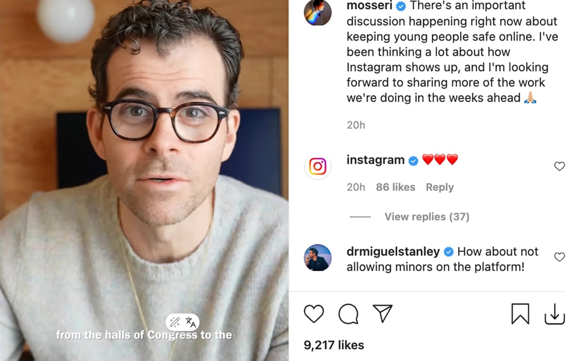Instagram vezetője: a hagyományos, „tökéletes” feed kora véget ért az AI-korban